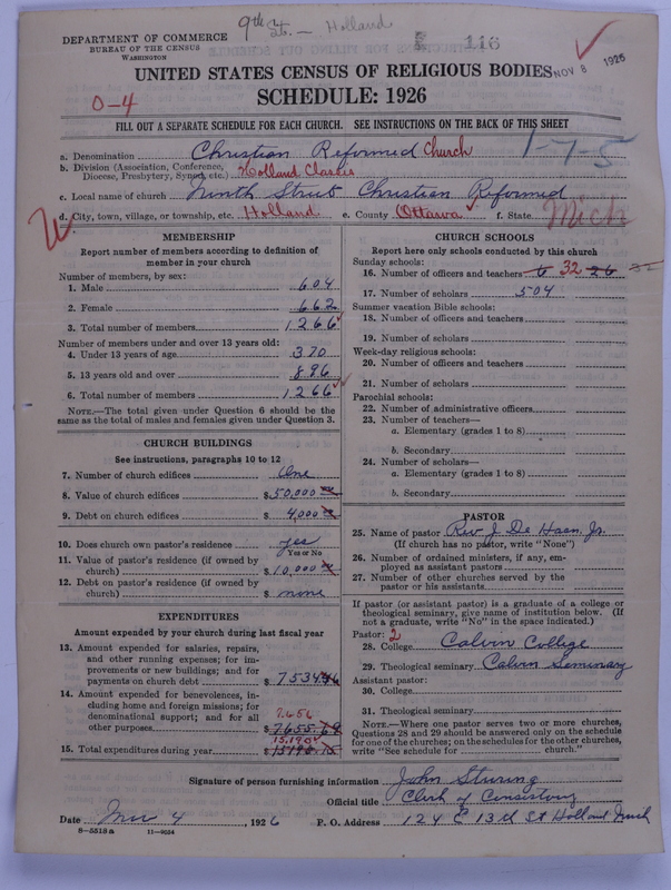 Scan of Christian Reformed Church: 116