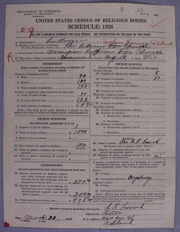 Scan of Lutheran Free Church: 15