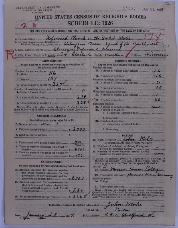 Scan of Reformed Church in the United States: 1336