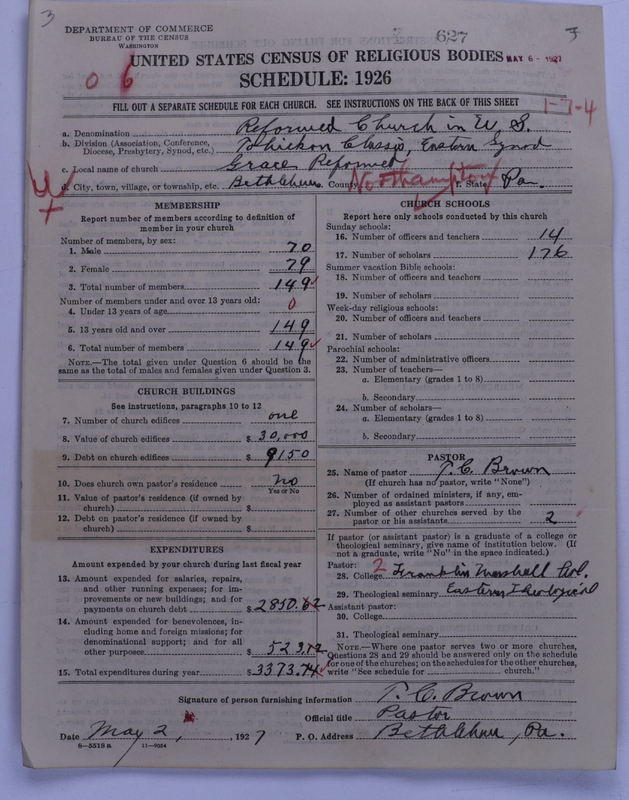 Scan of Reformed Church in the United States: 627