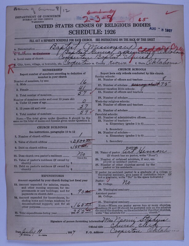 Scan of Missionary Baptist General Assembly of Oklahoma: 65