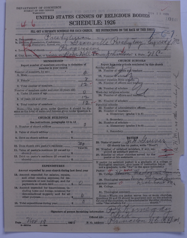 Scan of Presbyterian Church in the United States: 1010