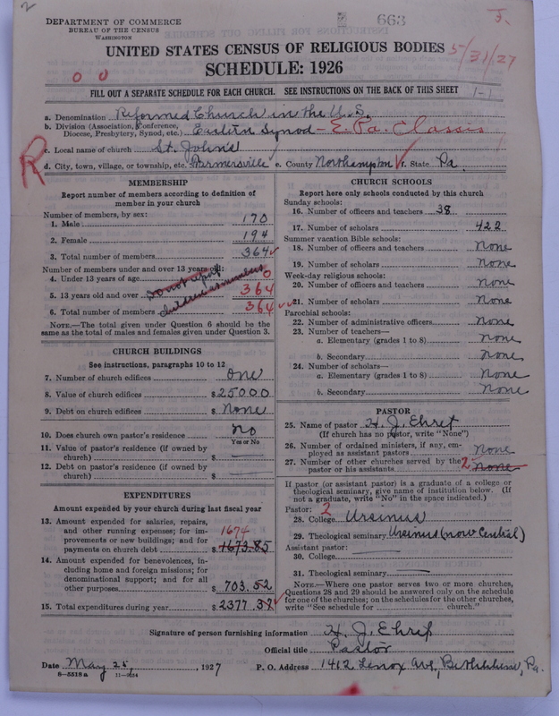 Scan of Reformed Church in the United States: 663