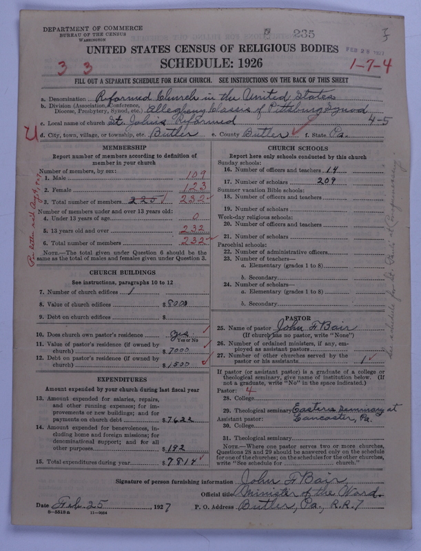 Scan of Reformed Church in the United States: 235