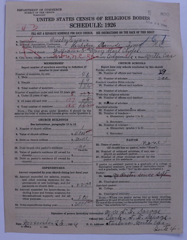 Scan of Presbyterian Church in the United States: 895