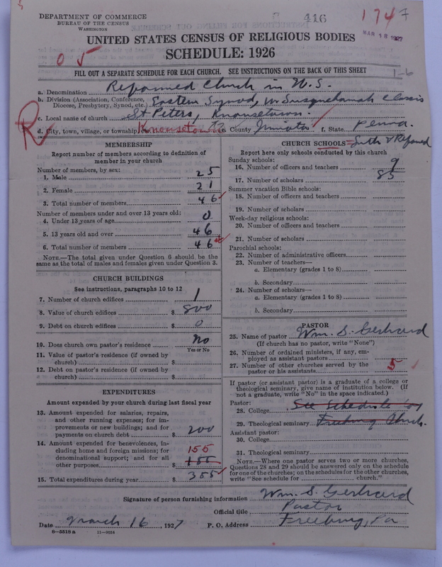 Scan of Reformed Church in the United States: 416