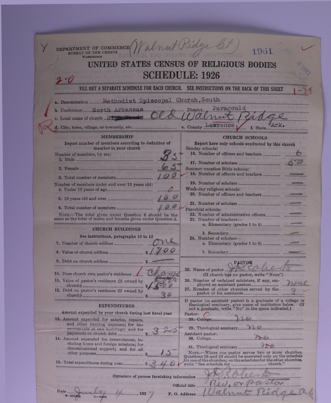 Scan of Methodist Episcopal Church, South: 1961