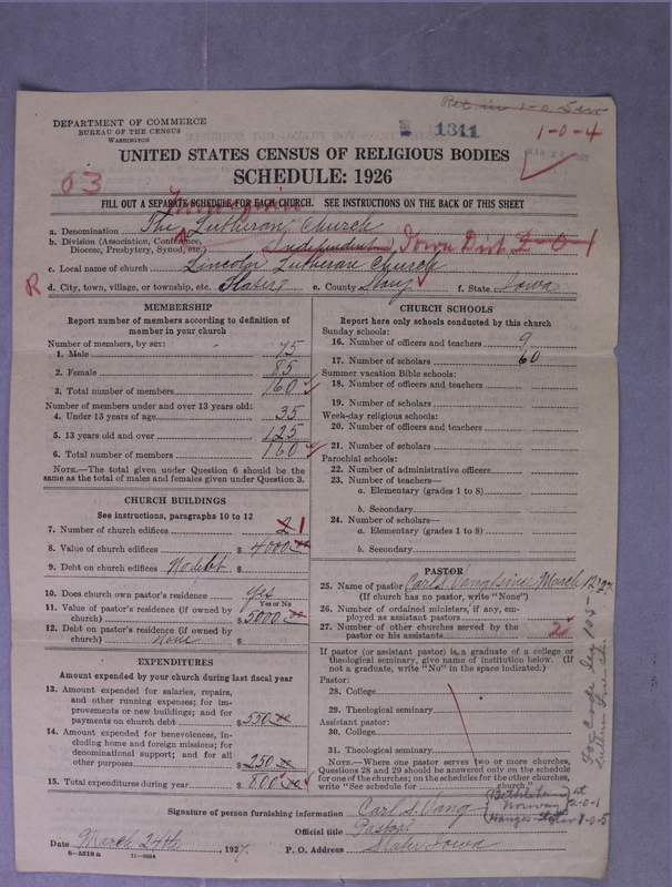 Scan of Norwegian Lutheran Church of America: 1311