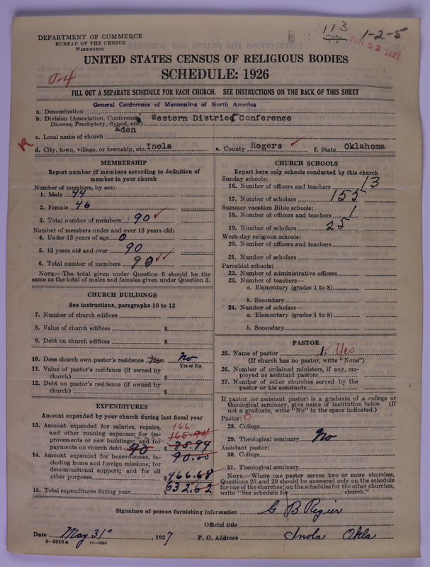 Scan of General Conference of the Mennonite Church of North America: 113