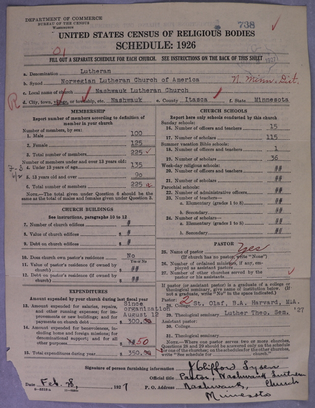 Scan of Norwegian Lutheran Church of America: 738