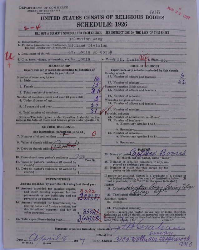 Scan of Salvation Army: 606