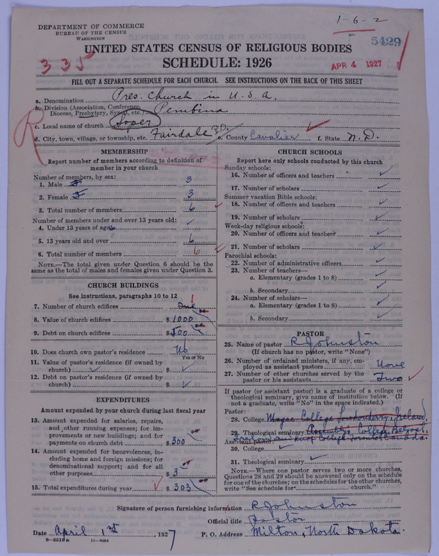 Scan of Presbyterian Church in the United States of America: 5429