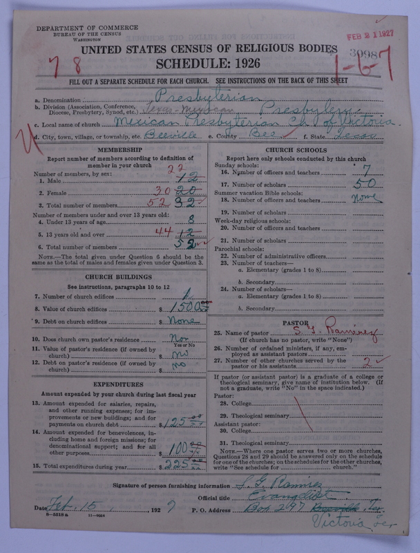 Scan of Presbyterian Church in the United States: 3098