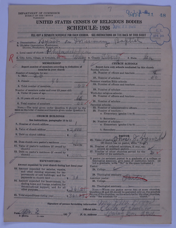 Scan of Negro Baptists: 9474