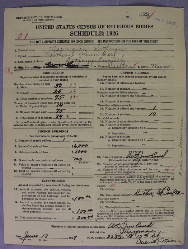 Scan of Norwegian Lutheran Church of America: 522