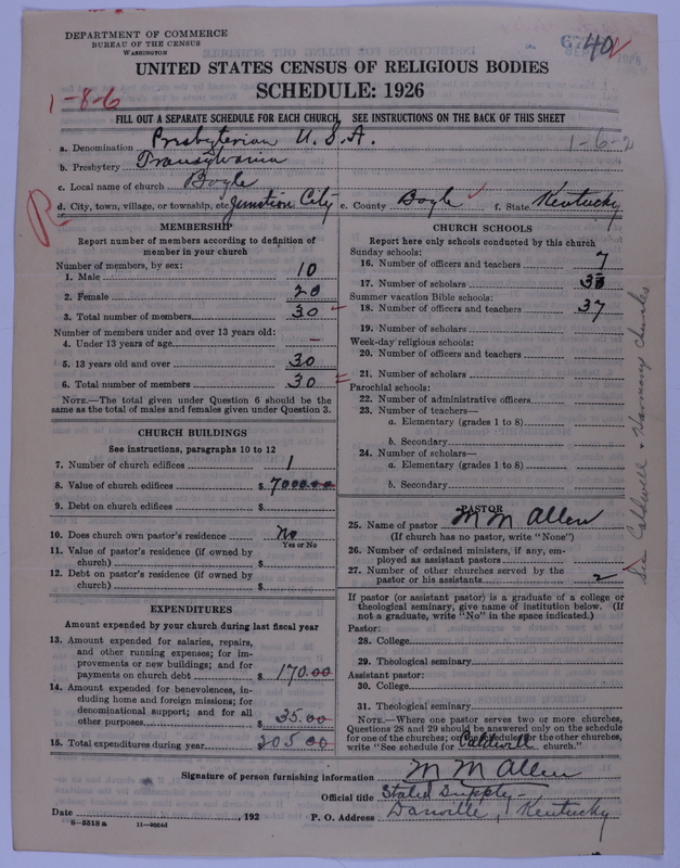Scan of Presbyterian Church in the United States of America: 6740