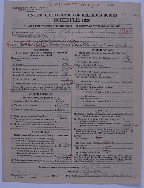 Scan of Disciples of Christ: 720