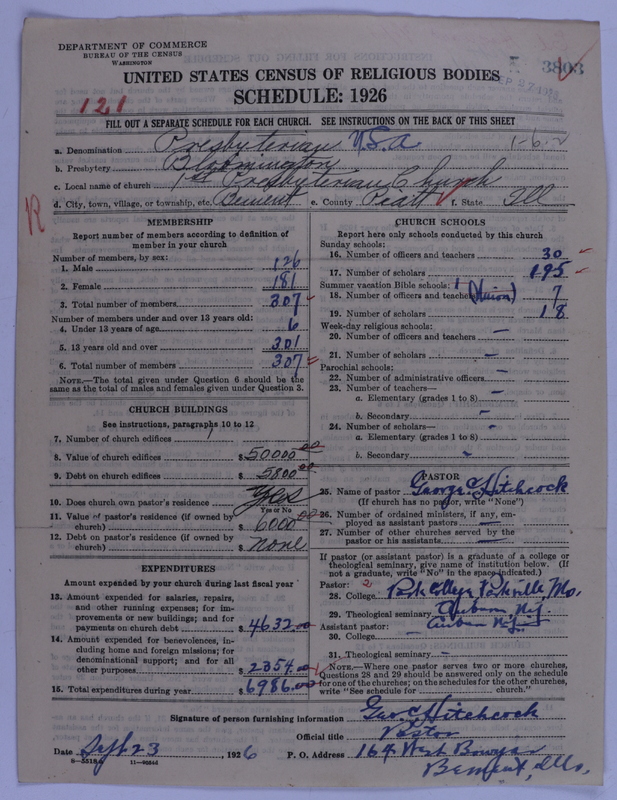 Scan of Presbyterian Church in the United States of America: 3803