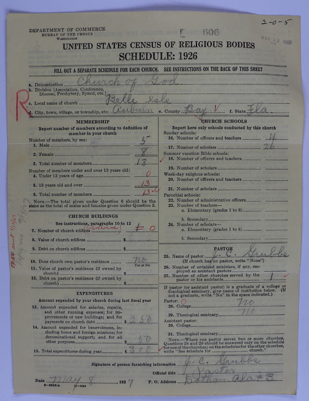 Scan of Church of God (Headquarters, Anderson, Ind.): 606