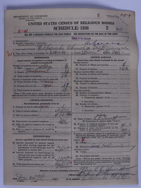 Scan of Church of the Nazarene: 907