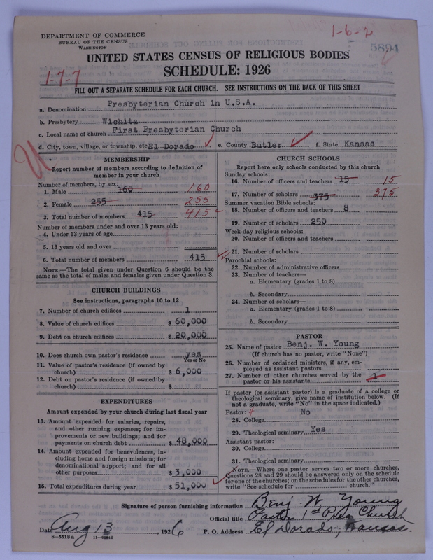 Scan of Presbyterian Church in the United States of America: 5894