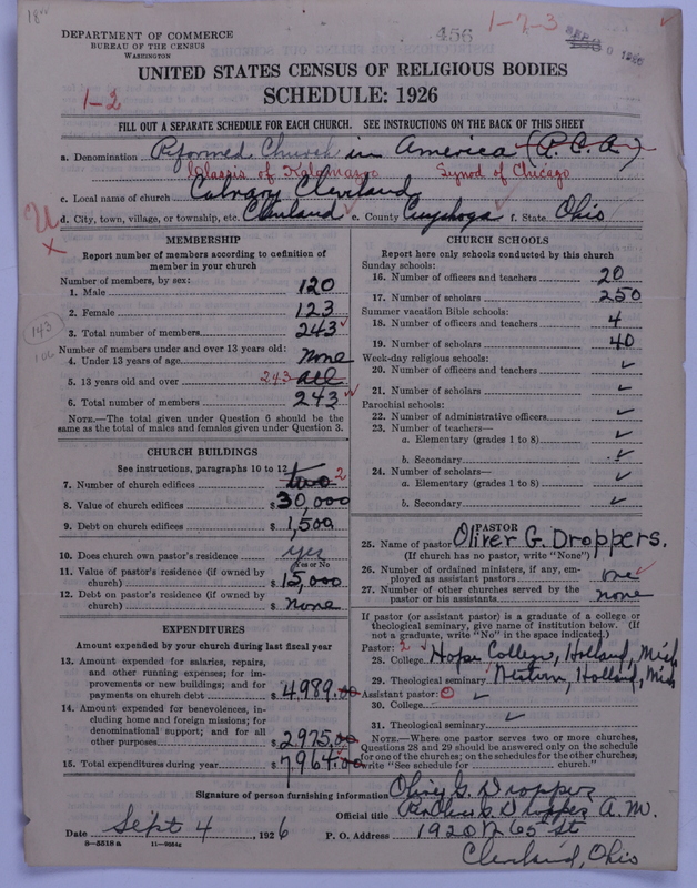 Scan of Reformed Church in America: 456