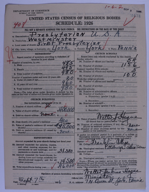 Scan of Presbyterian Church in the United States of America: 2431