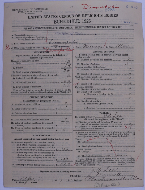 Scan of Disciples of Christ: 5781