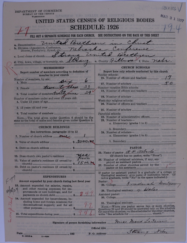 Scan of Church of the United Brethren in Christ: 2093