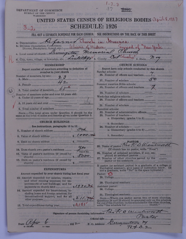Scan of Reformed Church in America: 47