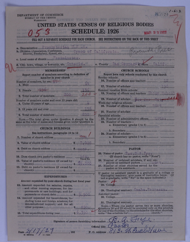Scan of Presbyterian Church in the United States of America: 8789