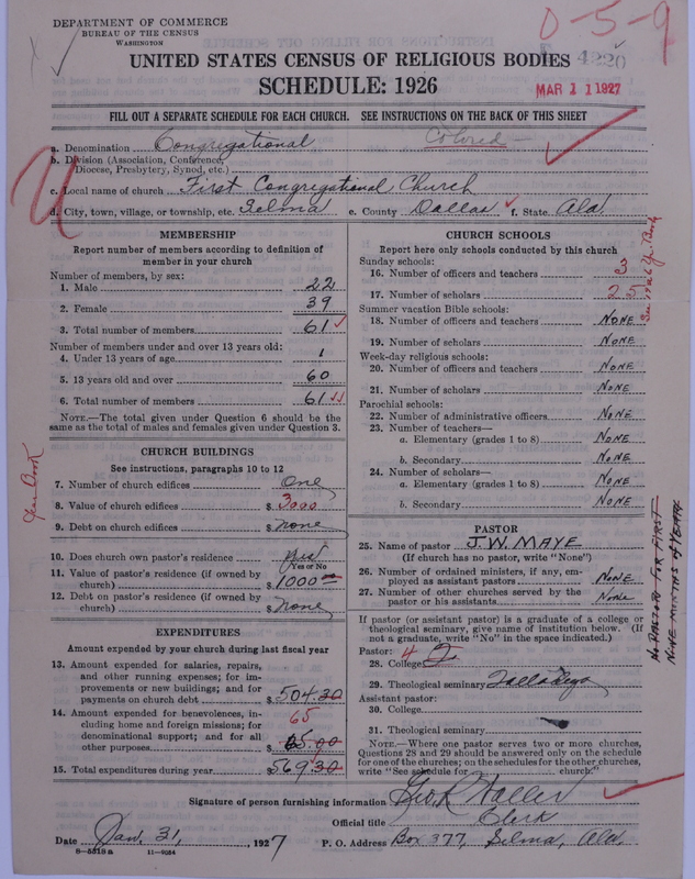 Scan of Congregational Churches: 4220