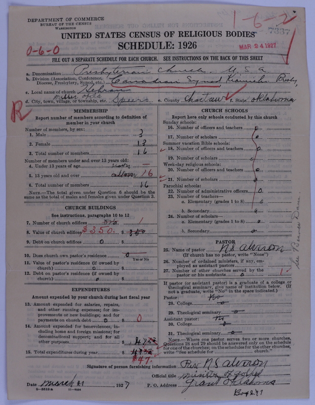 Scan of Presbyterian Church in the United States of America: 7337