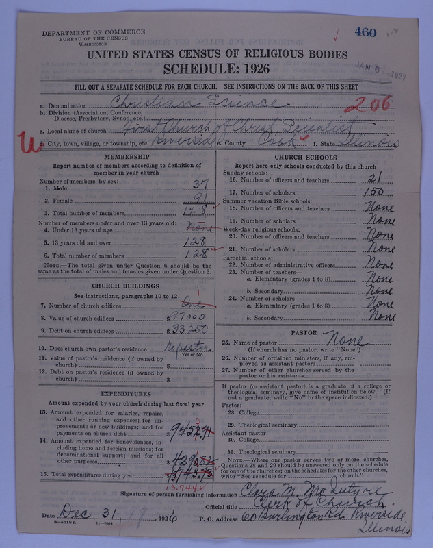 Scan of Church of Christ, Scientist: 460
