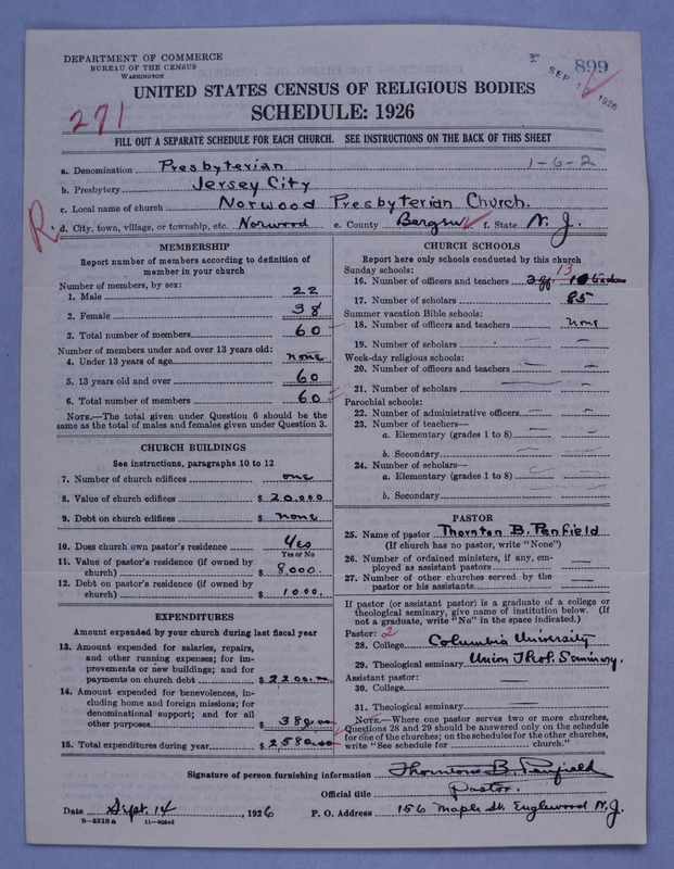 Scan of Presbyterian Church in the United States of America: 899