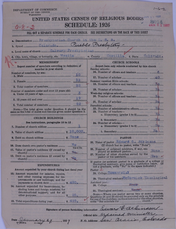 Scan of Presbyterian Church in the United States of America: 8014