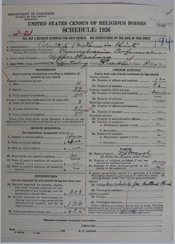 Scan of Church of the United Brethren in Christ: 268