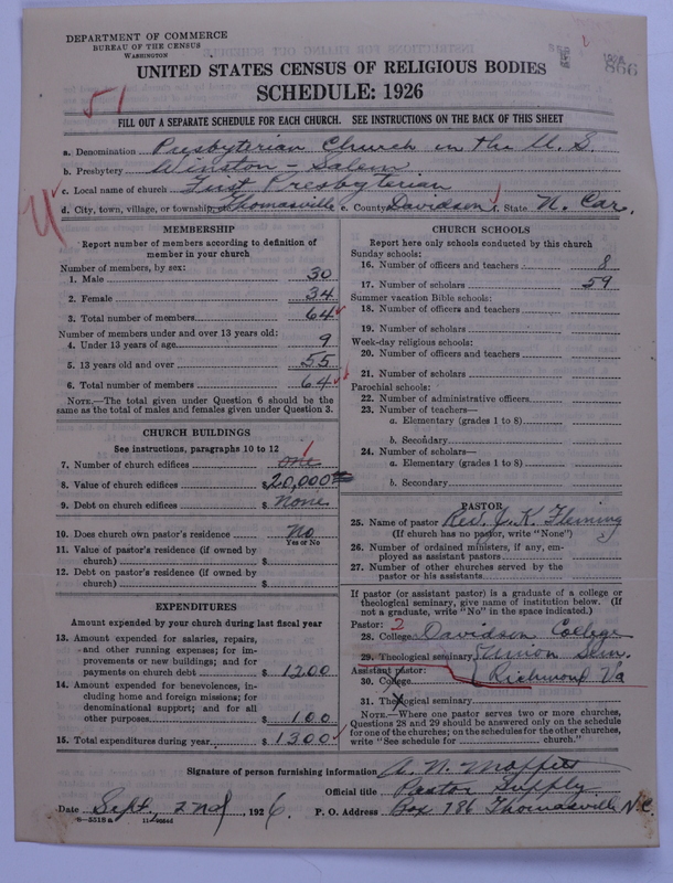 Scan of Presbyterian Church in the United States: 866