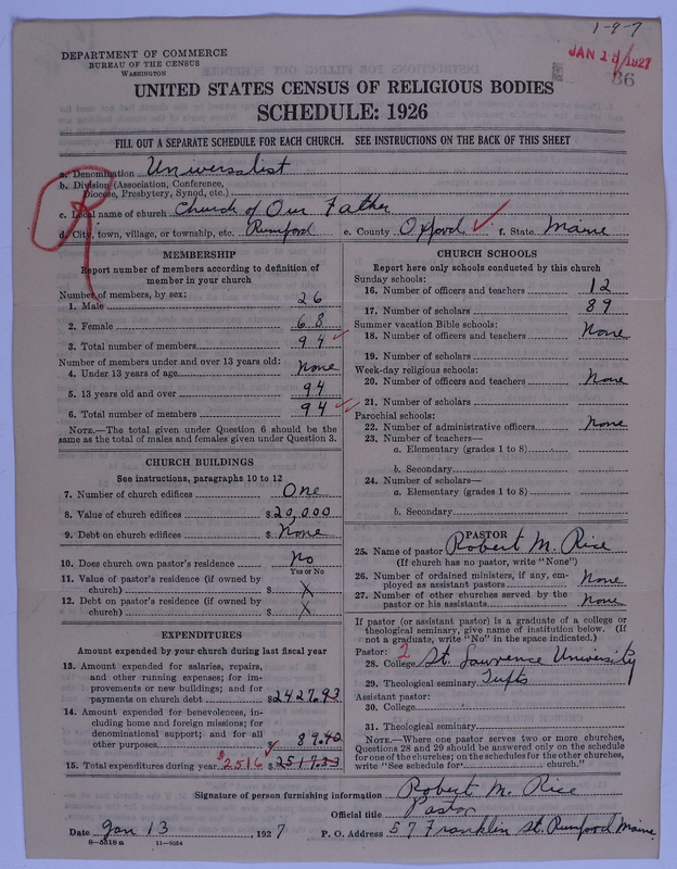 Scan of Universalist Church: 36