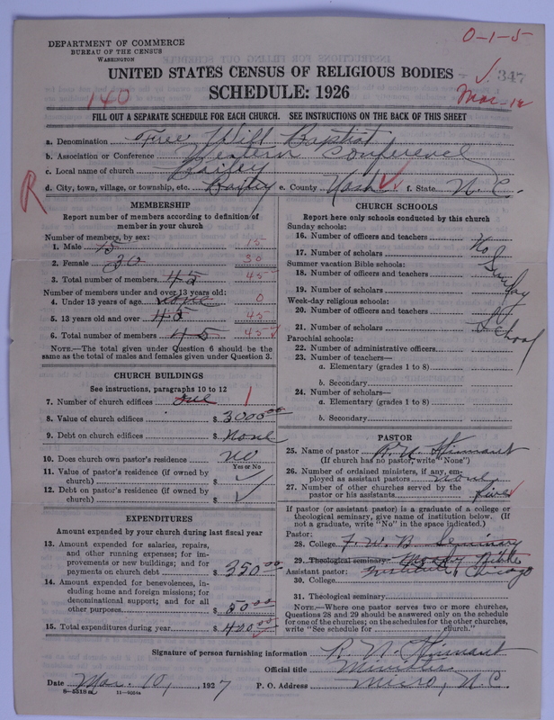 Scan of Free Will Baptists: 347