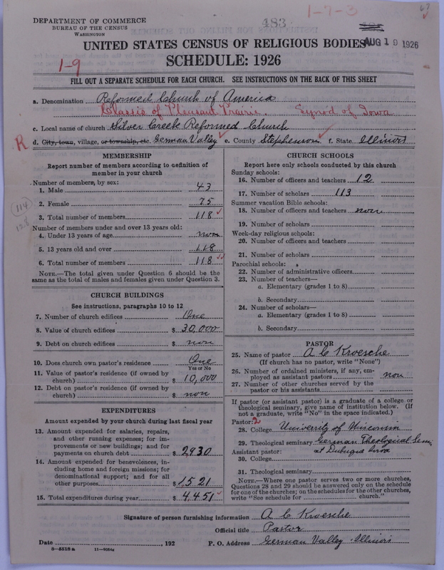 Scan of Reformed Church in America: 483
