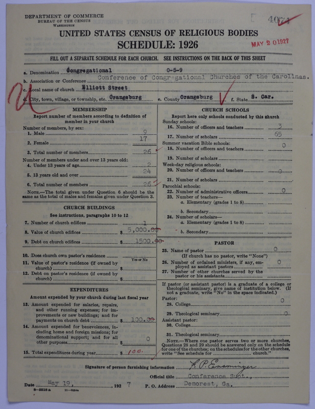 Scan of Congregational Churches: 4074