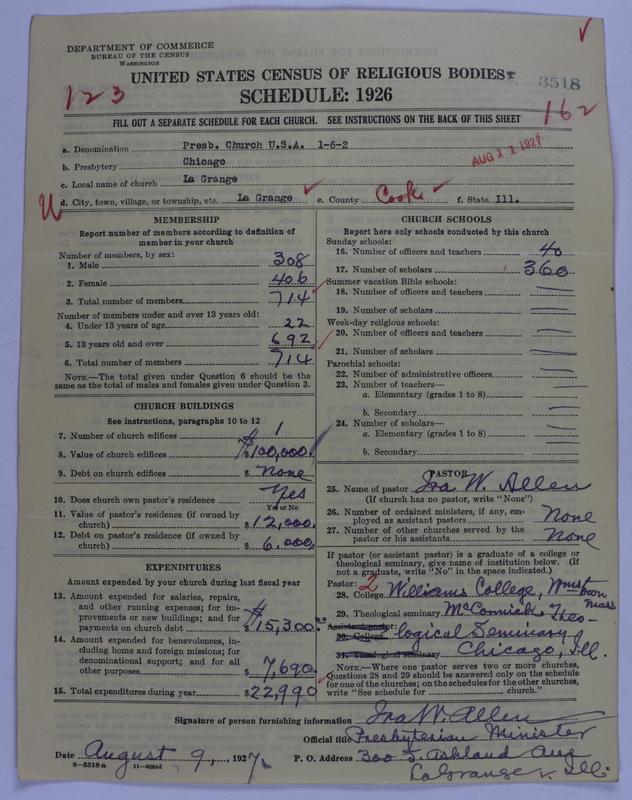 Scan of Presbyterian Church in the United States of America: 3518