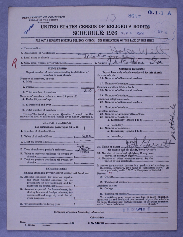 Scan of Negro Baptists: 8657