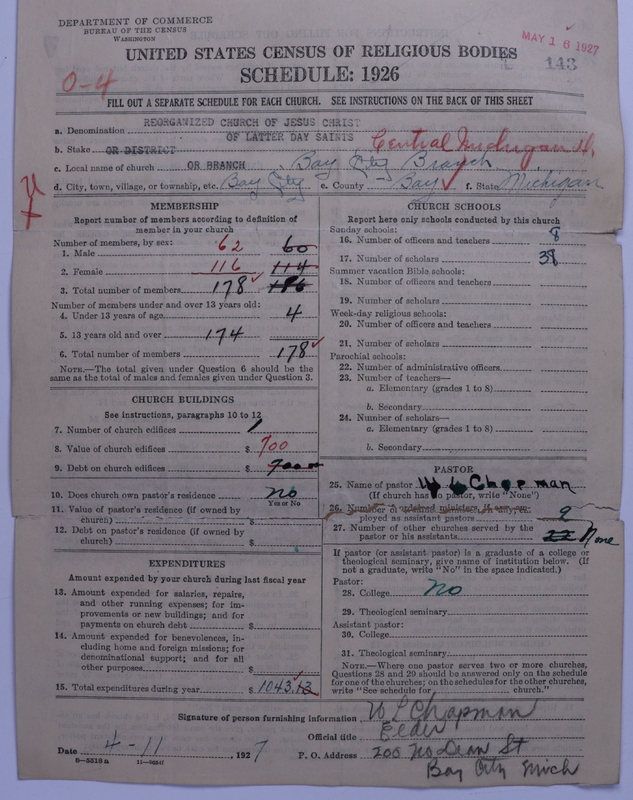 Scan of Reorganized Church of Jesus Christ of Latter Day Saints: 143