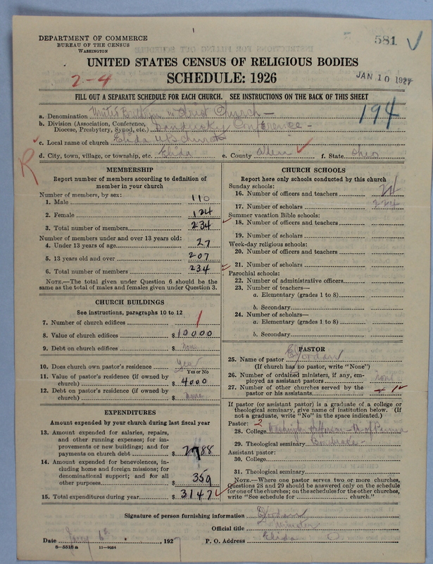 Scan of Church of the United Brethren in Christ: 581