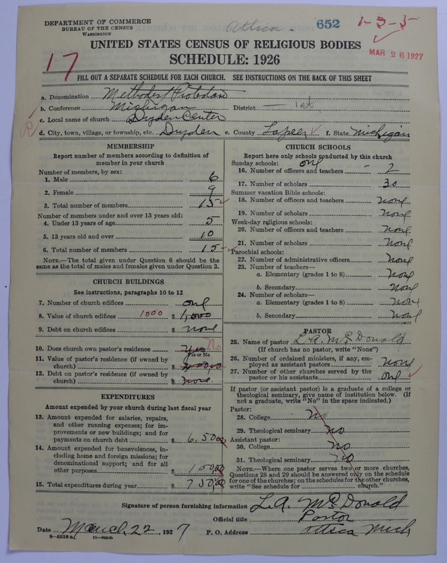 Scan of Methodist Protestant Church: 652