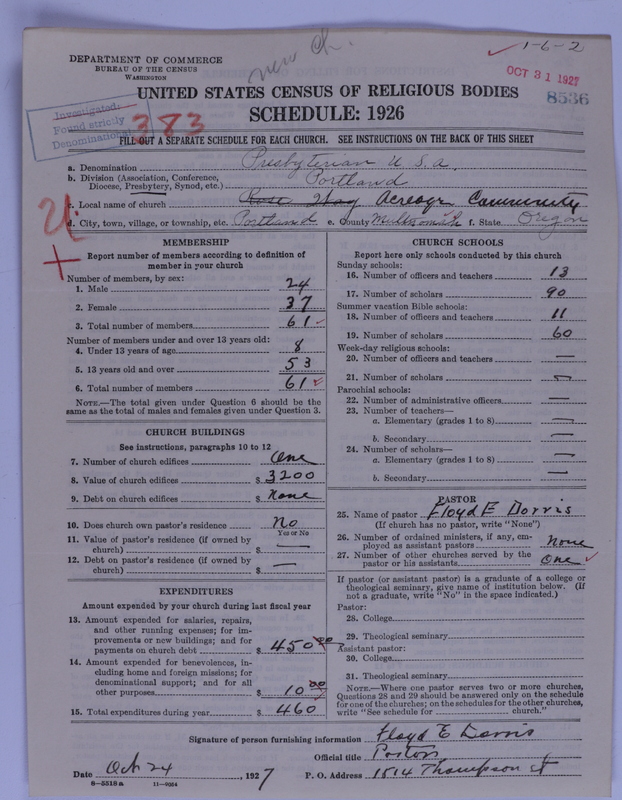 Scan of Presbyterian Church in the United States of America: 8536