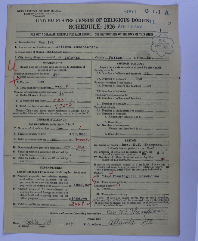 Scan of Negro Baptists: 8964