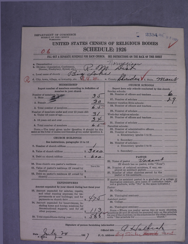 Scan of Norwegian Lutheran Church of America: 2354